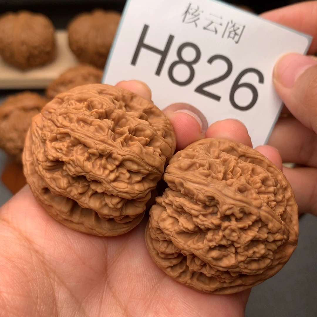 文玩核桃把件41+原桩粗筋