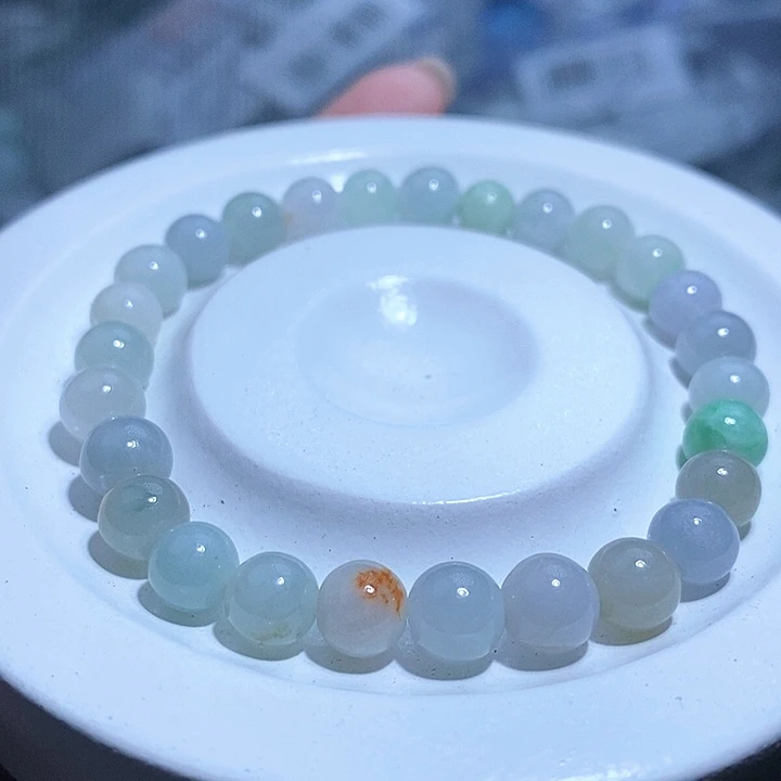 未镶嵌手串翡翠天然缅甸A货翡翠6.9