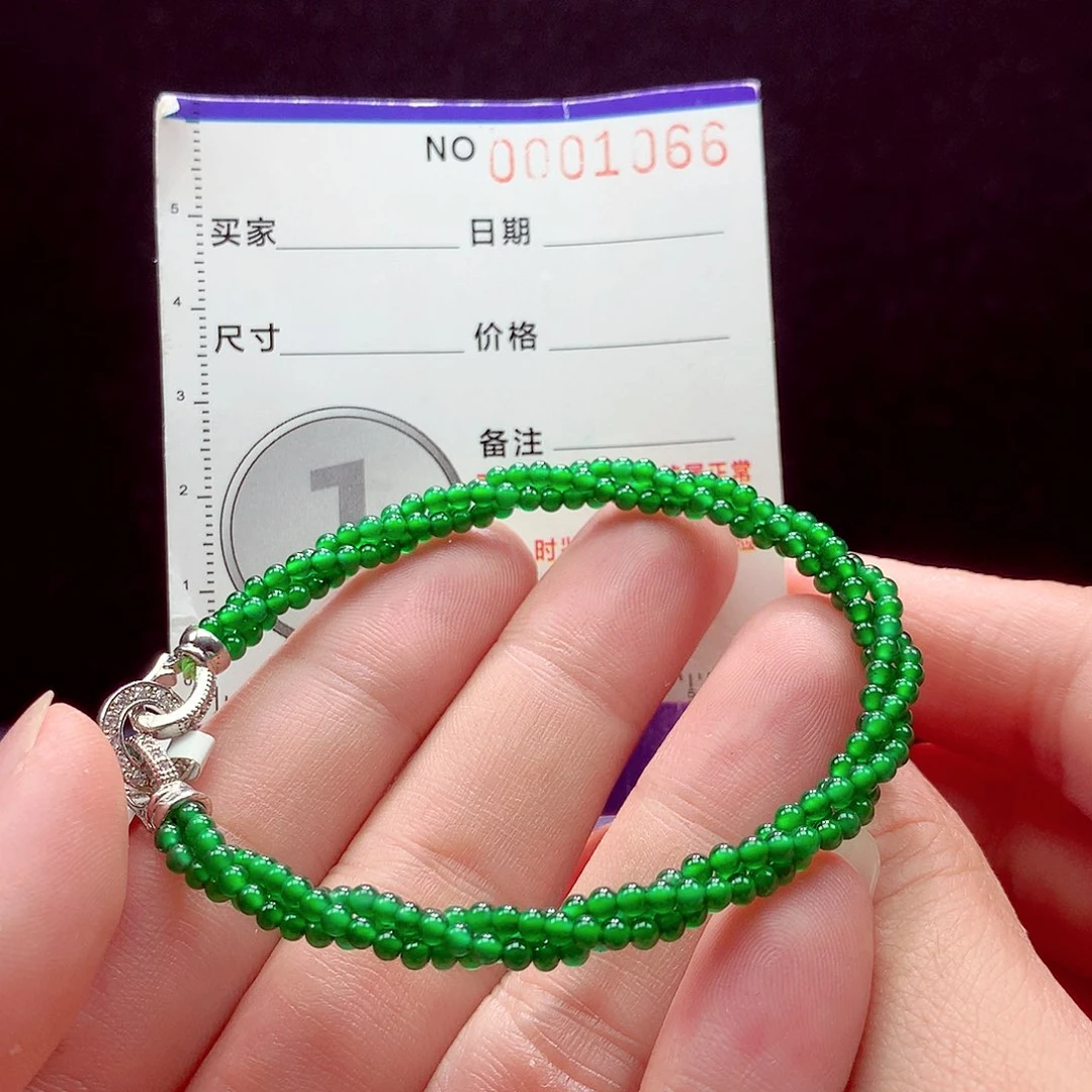 未镶嵌手链翡翠手链