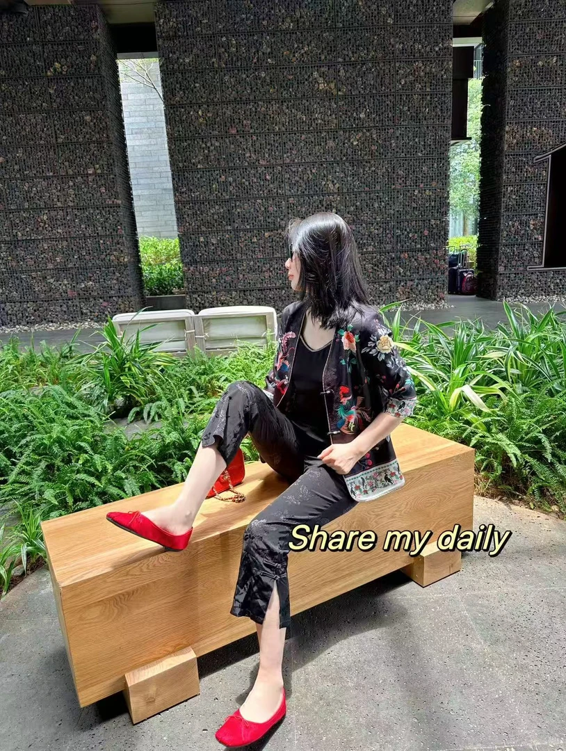 欣雨【凤舞繁花】夏季休闲舒适时尚新中式外套070278
