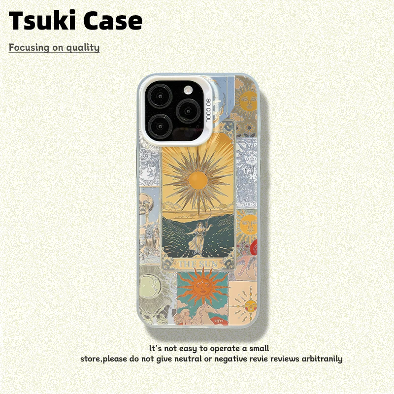 【彩银】壁画女神适用于苹果16promax华为vivo小米oppo防摔手机壳