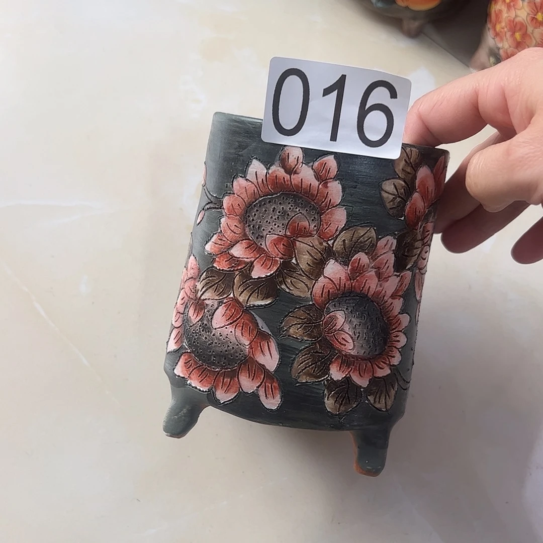 景德镇炫彩手绘口9高13