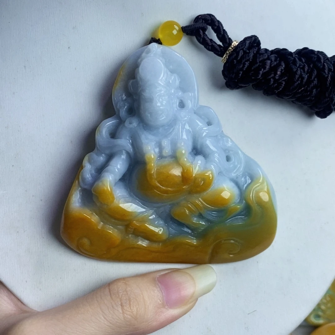 颈饰未镶嵌翡翠黄财