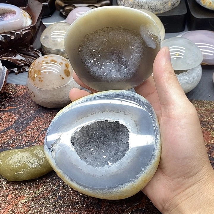 水晶摆件未镶嵌聚宝盆