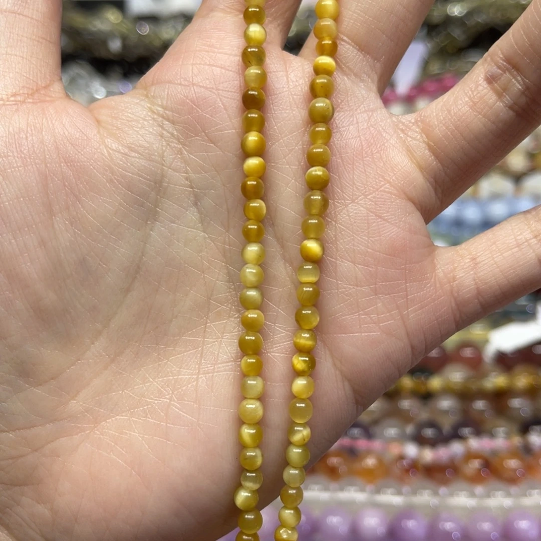 玛瑙/玉髓未镶嵌颈饰天然金虎卡4长条38厘米