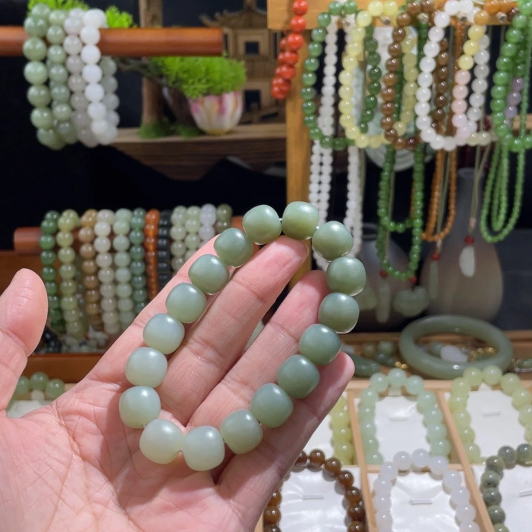 【闪购商品】和田玉手串未镶嵌睡***人