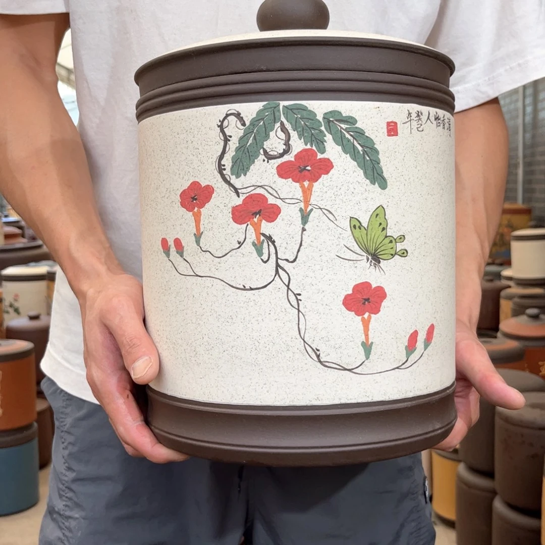 紫砂茶叶罐9 饼茶叶罐