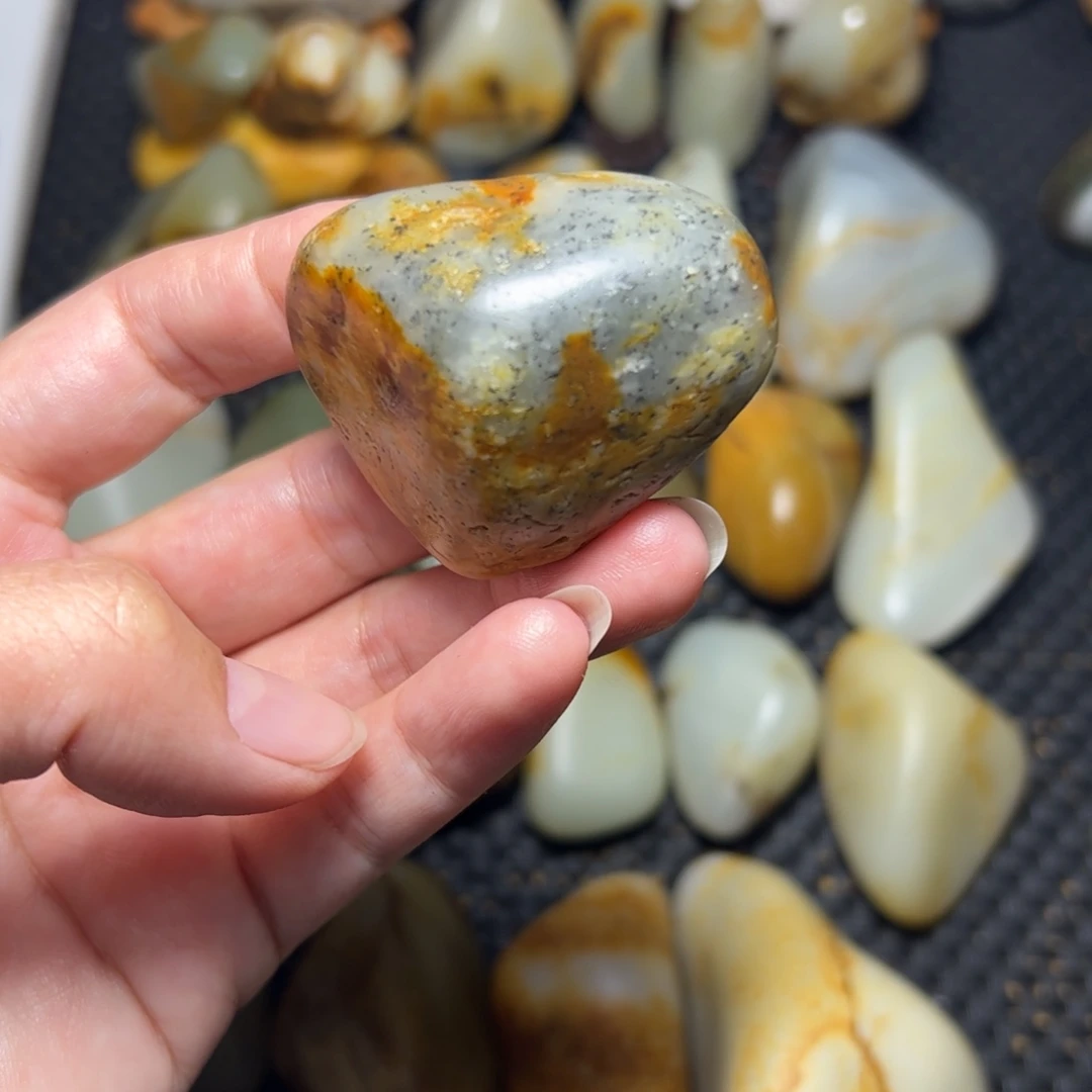 和田玉未镶嵌挂件A44