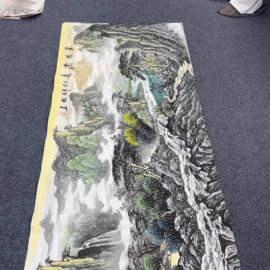 国画作品小姐姐放漏…