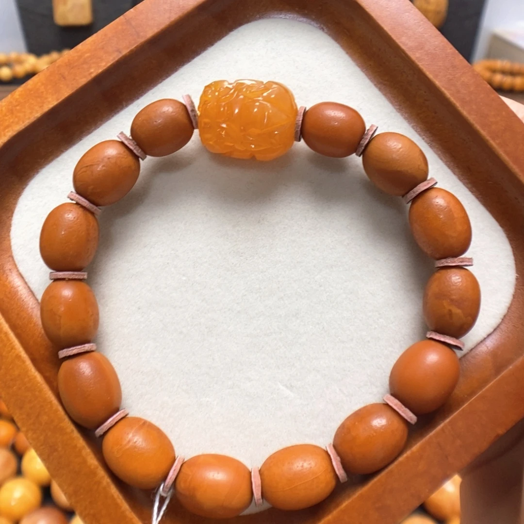 蜜蜡未镶嵌手链蜜蜡