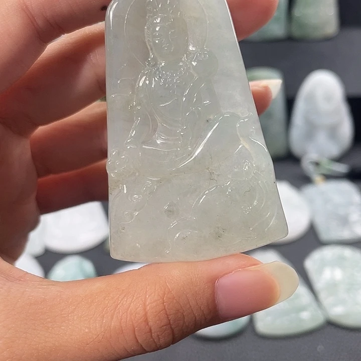 颈饰未镶嵌翡翠翡翠普贤