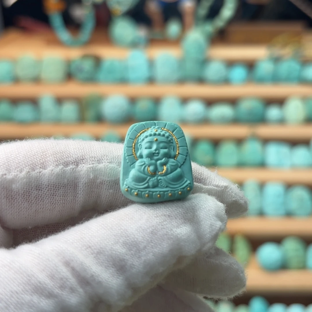 绿松石未镶嵌配饰