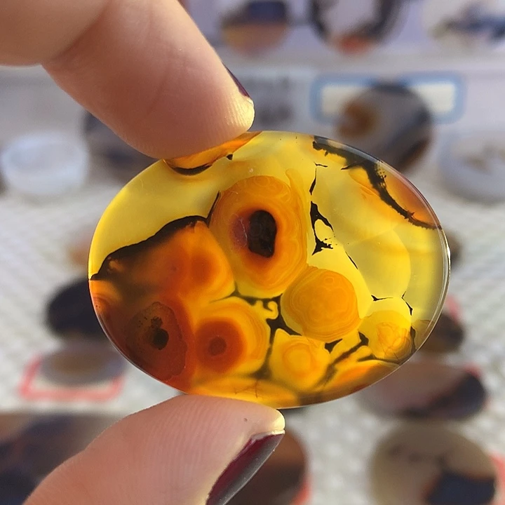 玛瑙/玉髓合金颈饰