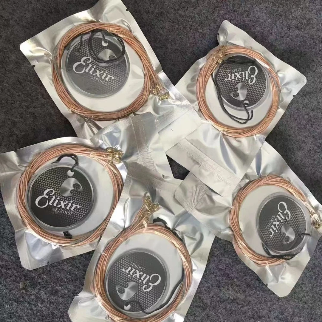 正品ELIXIR美产伊利克斯民谣木吉他16052琴弦散装批发真空包装
