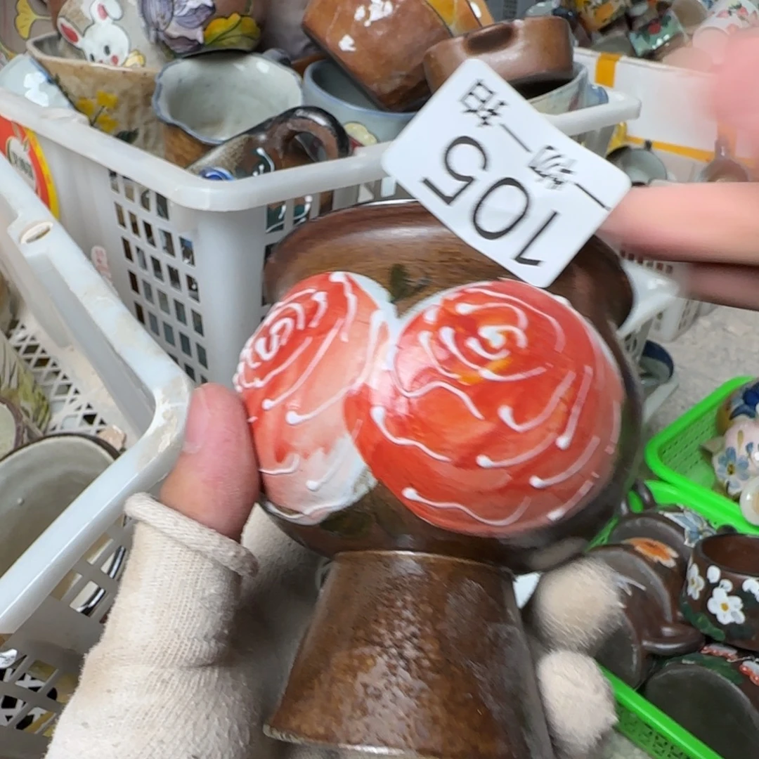 景德镇釉下彩陶瓷瑕疵慎拍105