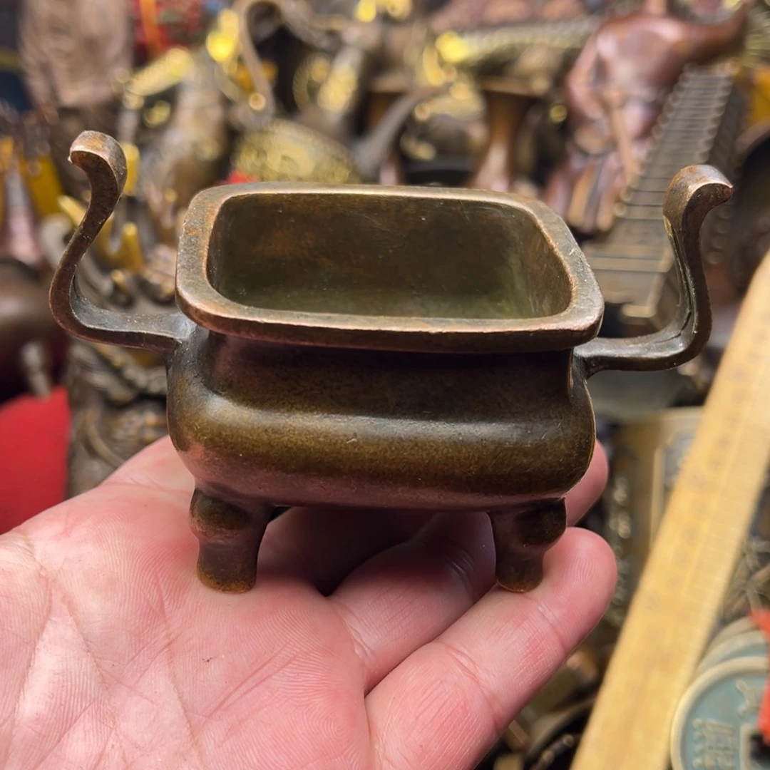 茶壶香炉铜器摆件