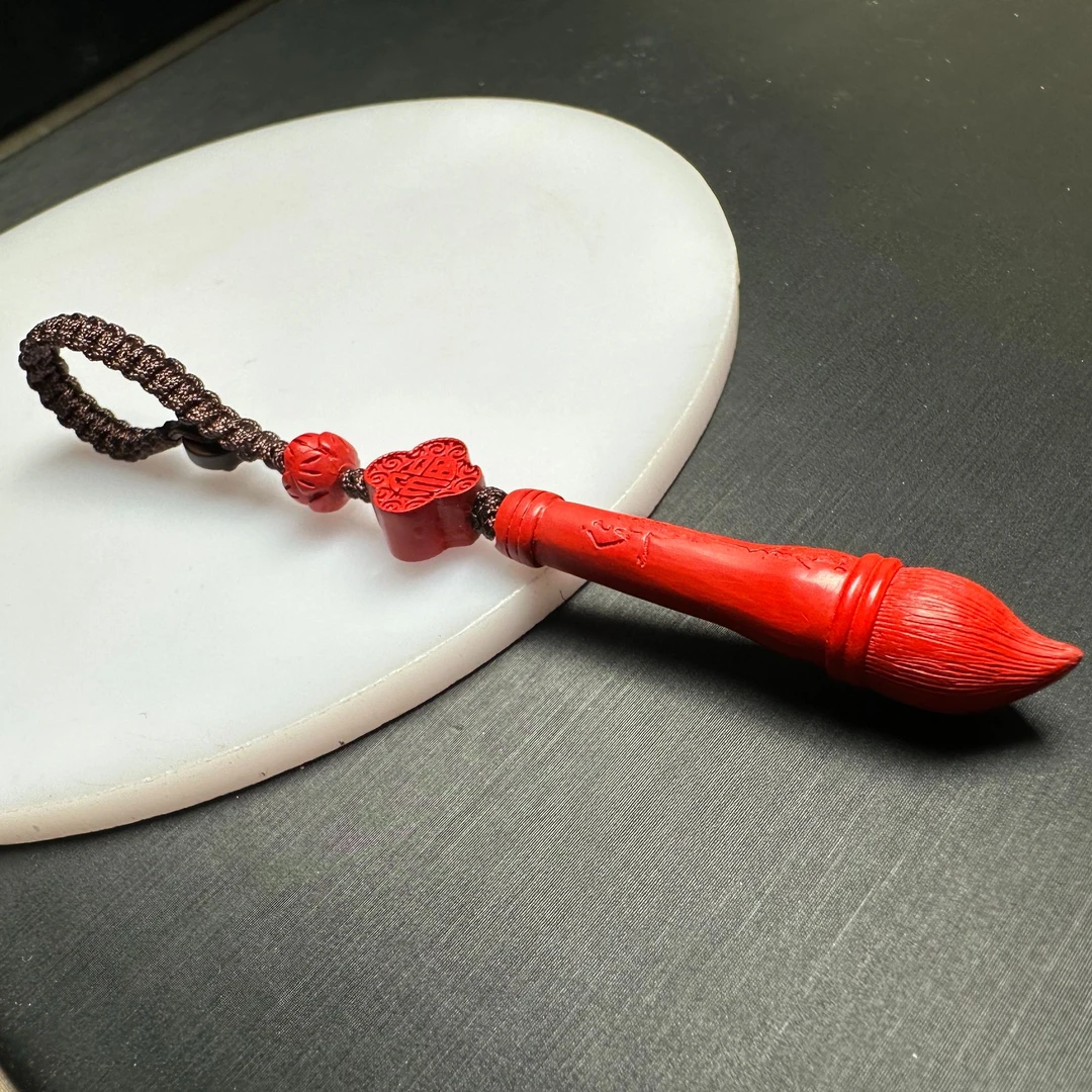 含辰砂工艺品钥匙扣、包挂-金榜题名魁星点斗