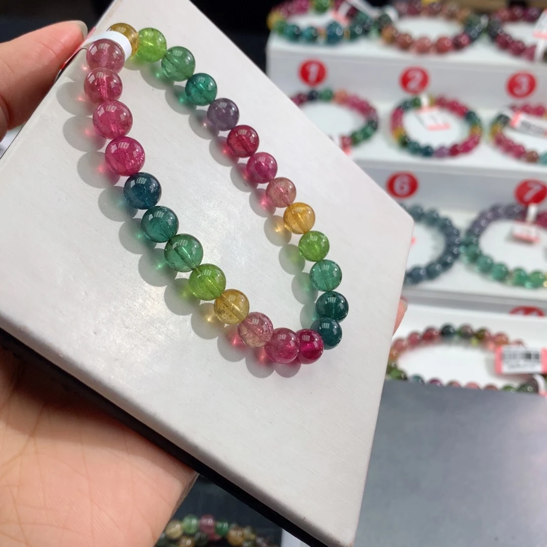 手链未镶嵌碧玺       7.5mm。