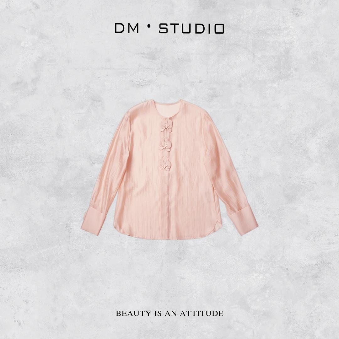 DEDM-DM•STUDIO/减龄气质甜美精致感小众法式长袖衬衣（992318）