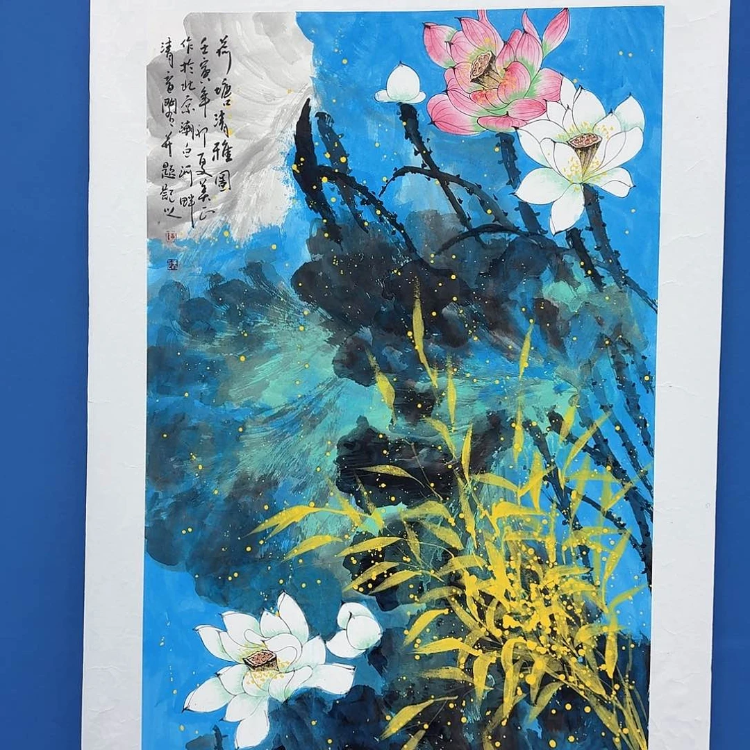 国画多次参加国内外书画