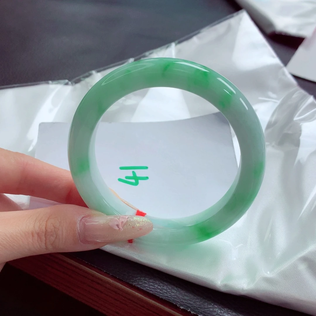 未镶嵌手镯翡翠天然缅甸翡翠A货手镯 41号