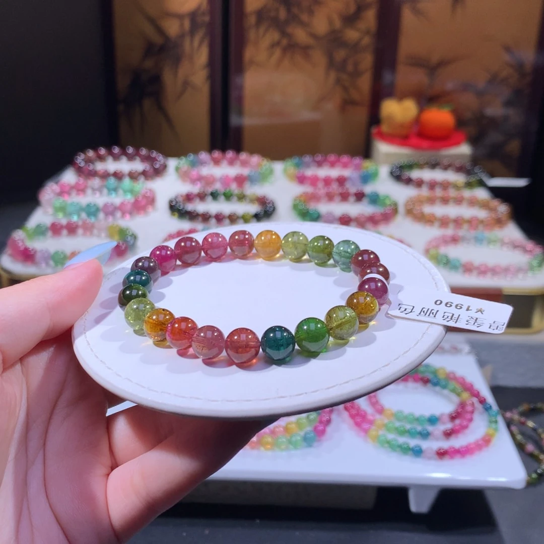 未镶嵌手链碧玺碧玺