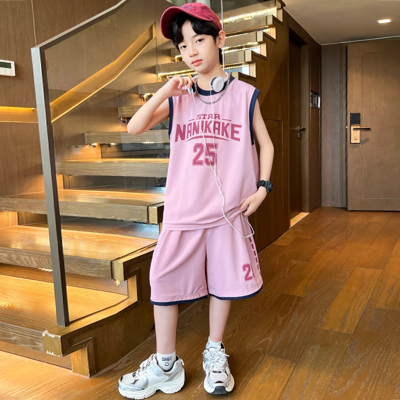 男童夏装背心套装新款中大儿童酷帅时髦两件套【百岁童】WGF1395