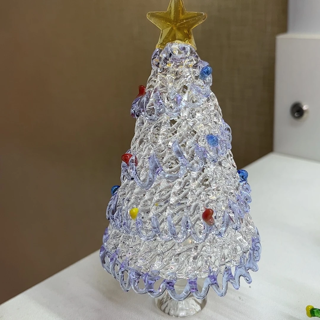 琉璃手工艺品大号透紫