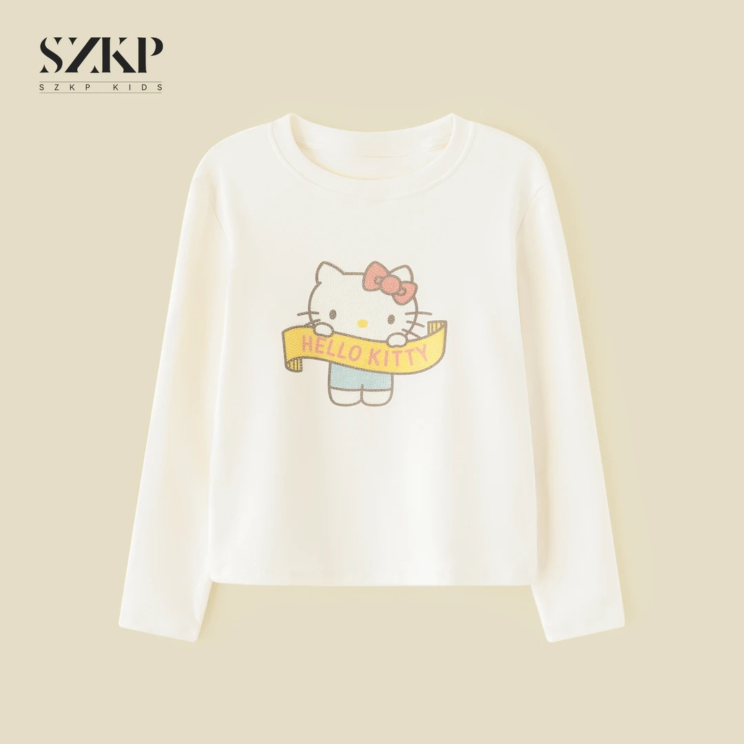 SZKP冬季新款女童装长袖T恤中大童休闲洋气儿童打底衫BGYD556113