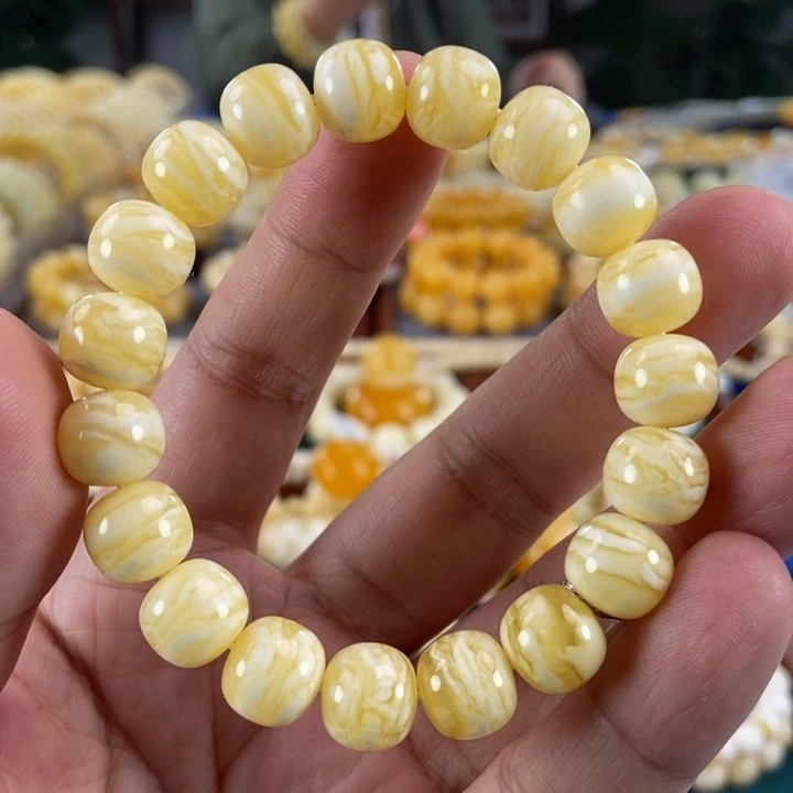 琥珀未镶嵌珠宝奇石11虎皮纹千层雪14.71