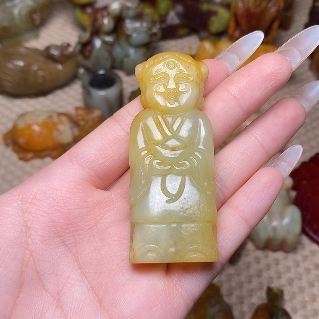 未镶嵌蛇纹石玉颈饰