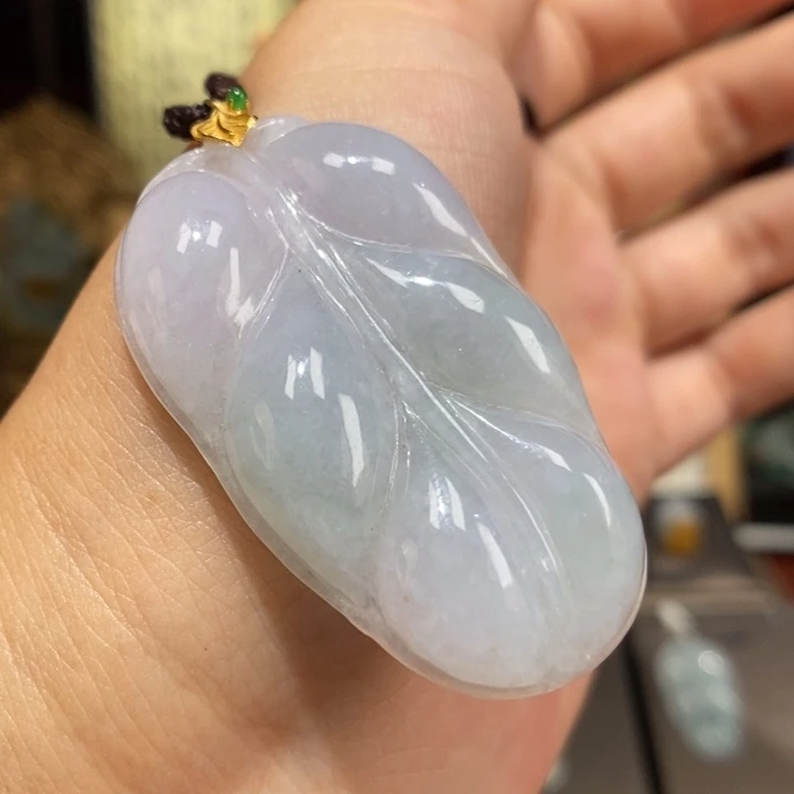 【闪购商品】颈饰18K金镶嵌翡翠8
