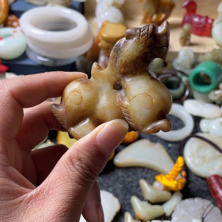 和田玉未镶嵌吊坠(不含链)