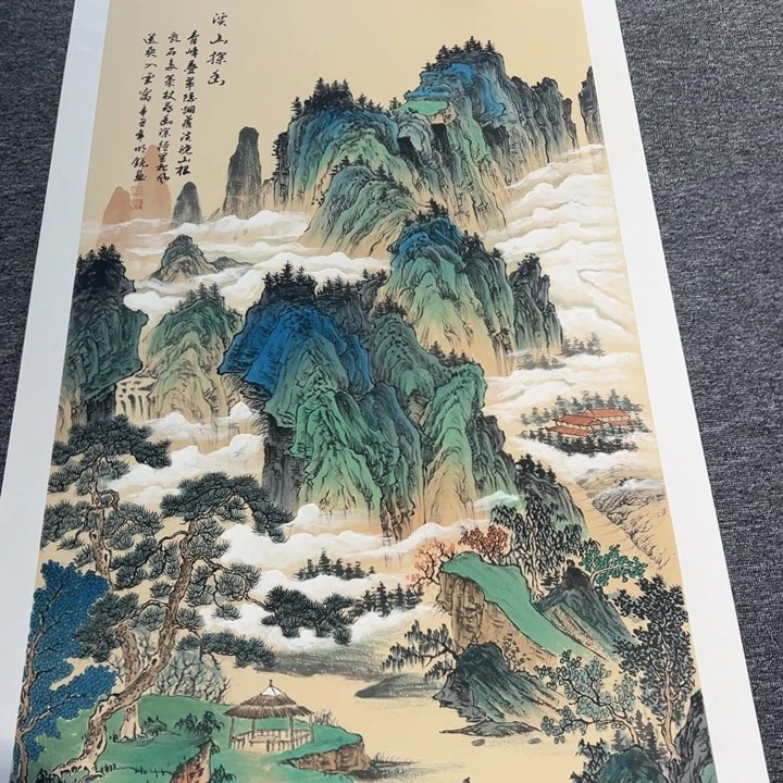 手绘作品全场放大漏