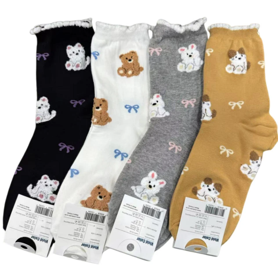 成宝袜行-女士袜子-四季纯棉-长筒袜