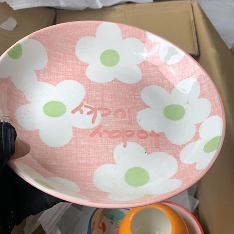 盘陶瓷制品满25拼单发货默认微瑕