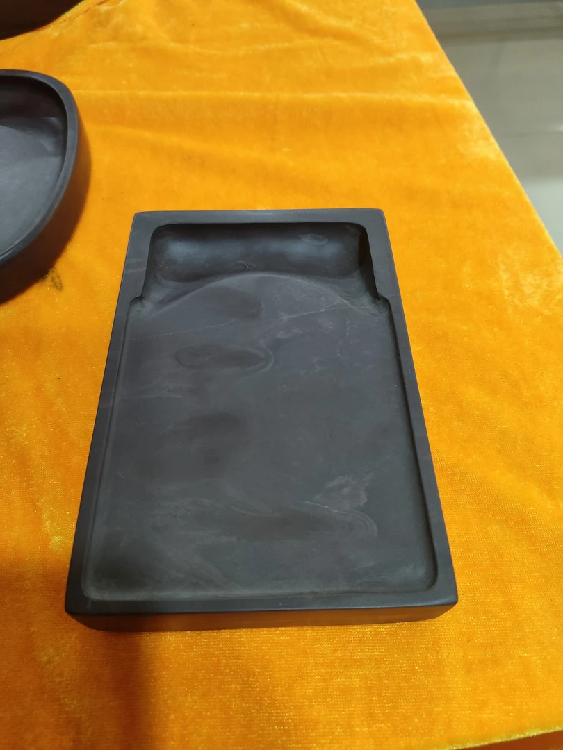 端砚肇庆宋坑端砚宋坑门字素砚创意文房用品长方形磨墨砚台上等