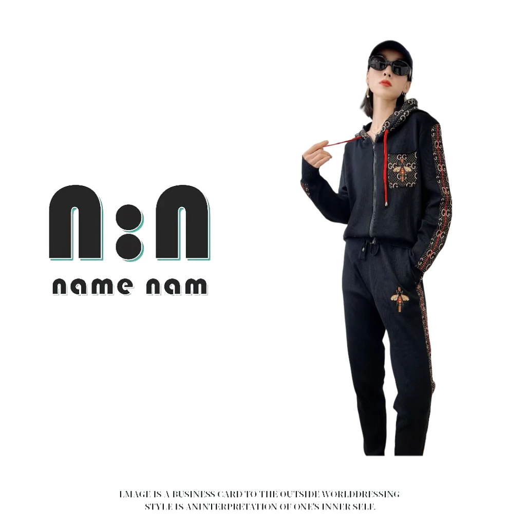 2025秋季新款长袖针织运动套装3003