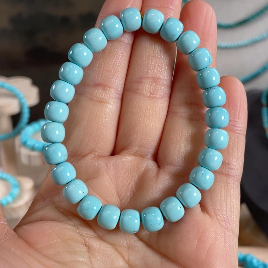 绿松石未镶嵌套链7.8mm