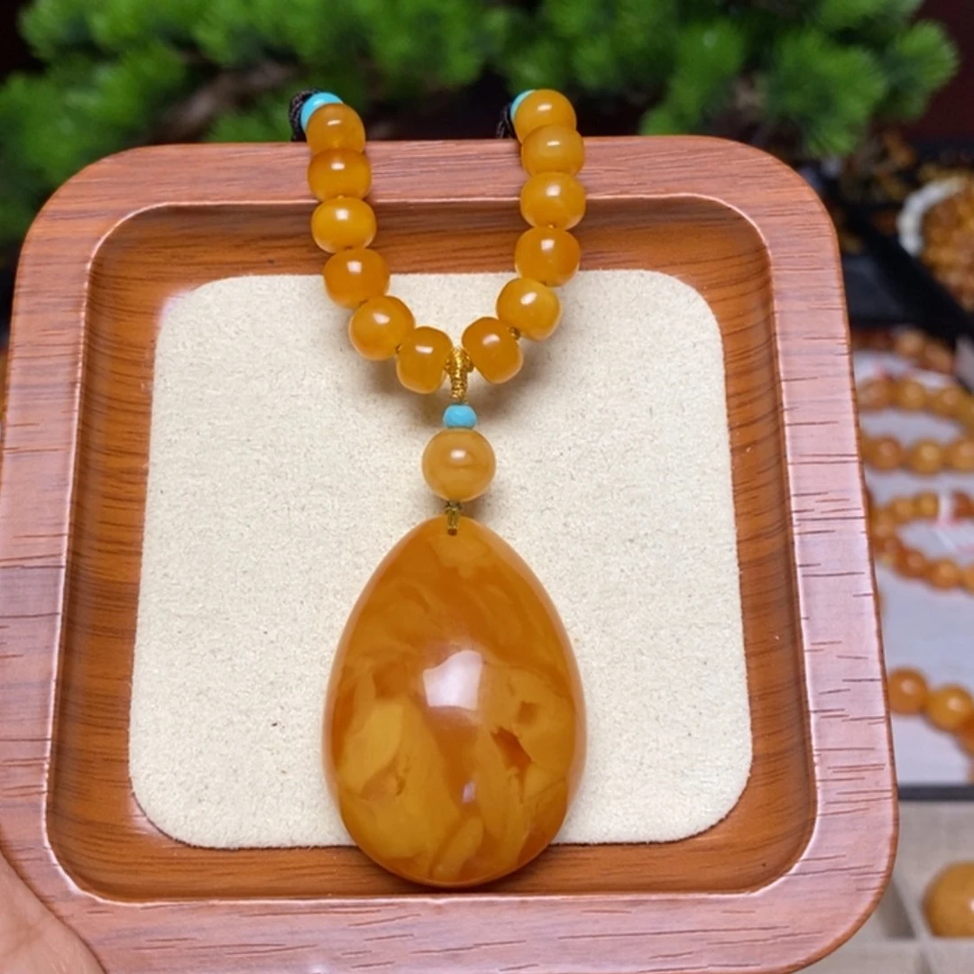 【闪购商品】蜜蜡颈饰未镶嵌项链