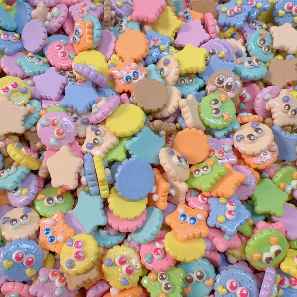 【圣诞福福款】想念独定制大眼饼干小卡A尺寸树脂配件