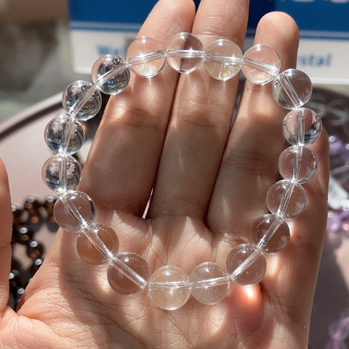 水晶手串未镶嵌白水晶基本纯净体