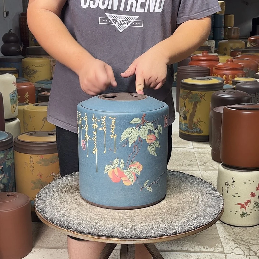 紫砂茶叶罐茶叶罐