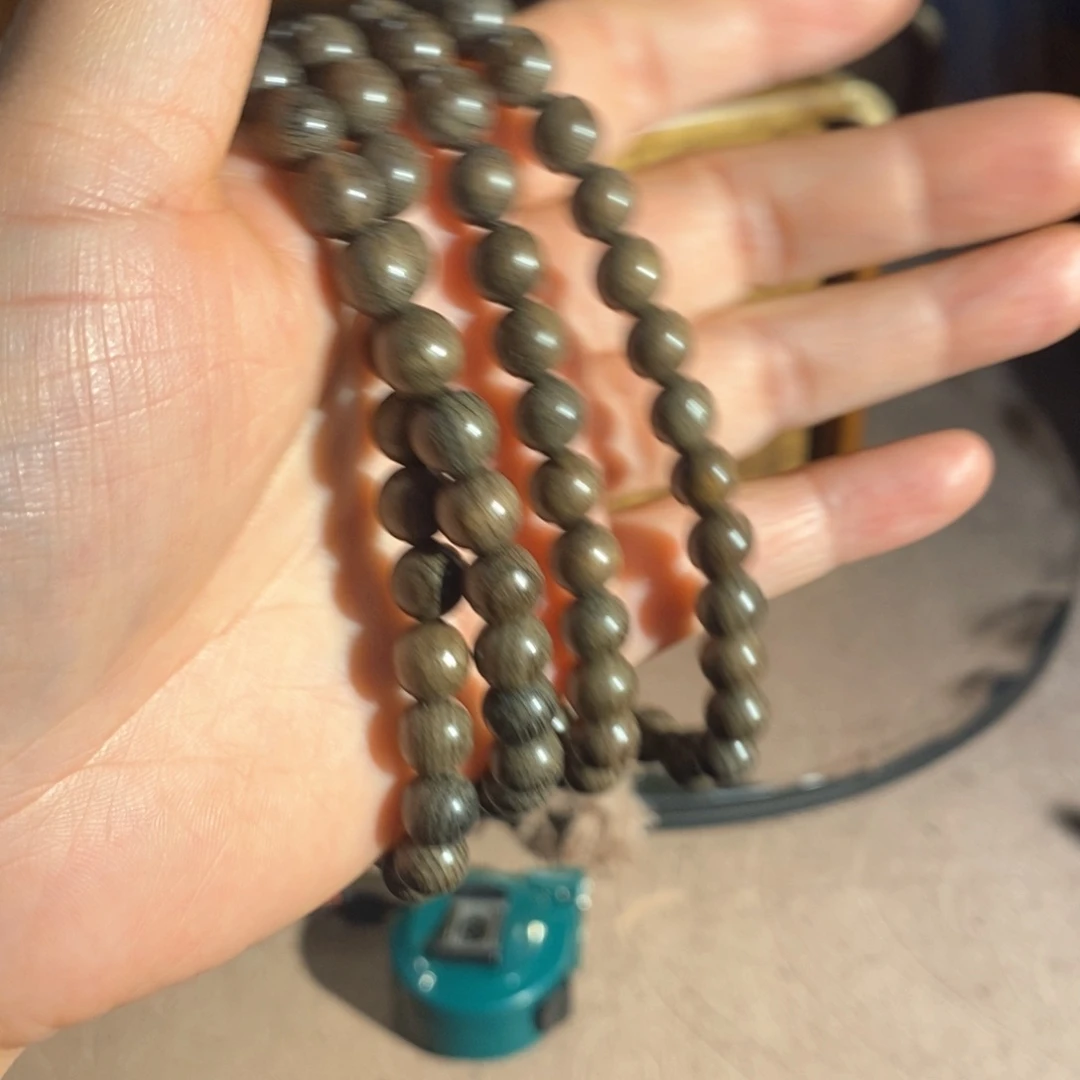 金丝楠金丝楠木乌木手串108