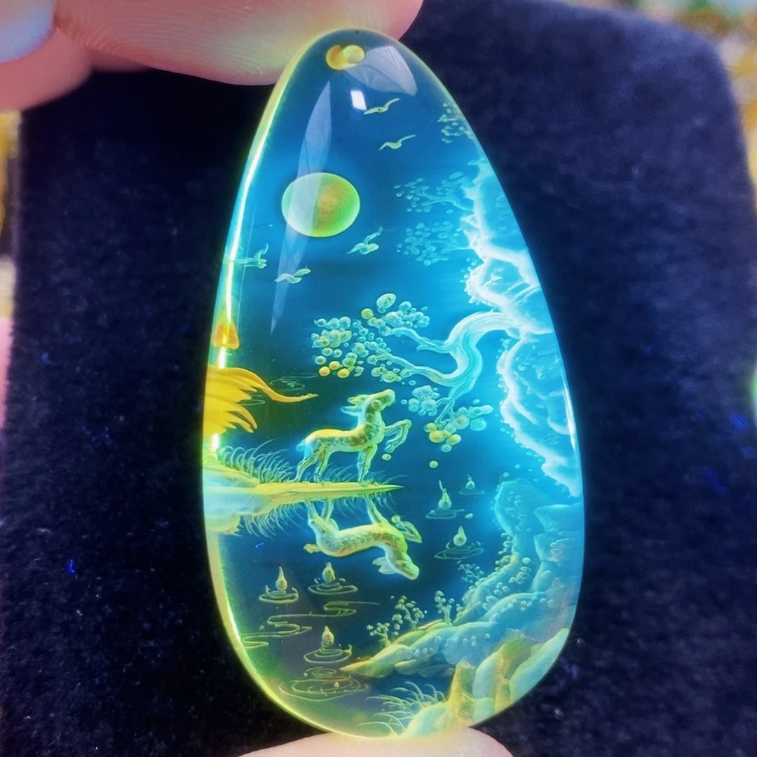 【闪购商品】金珀吊坠(不含链)未镶嵌