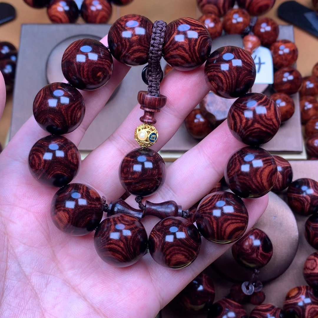 黄花梨/降香黄檀@****金黄花梨手串2.0