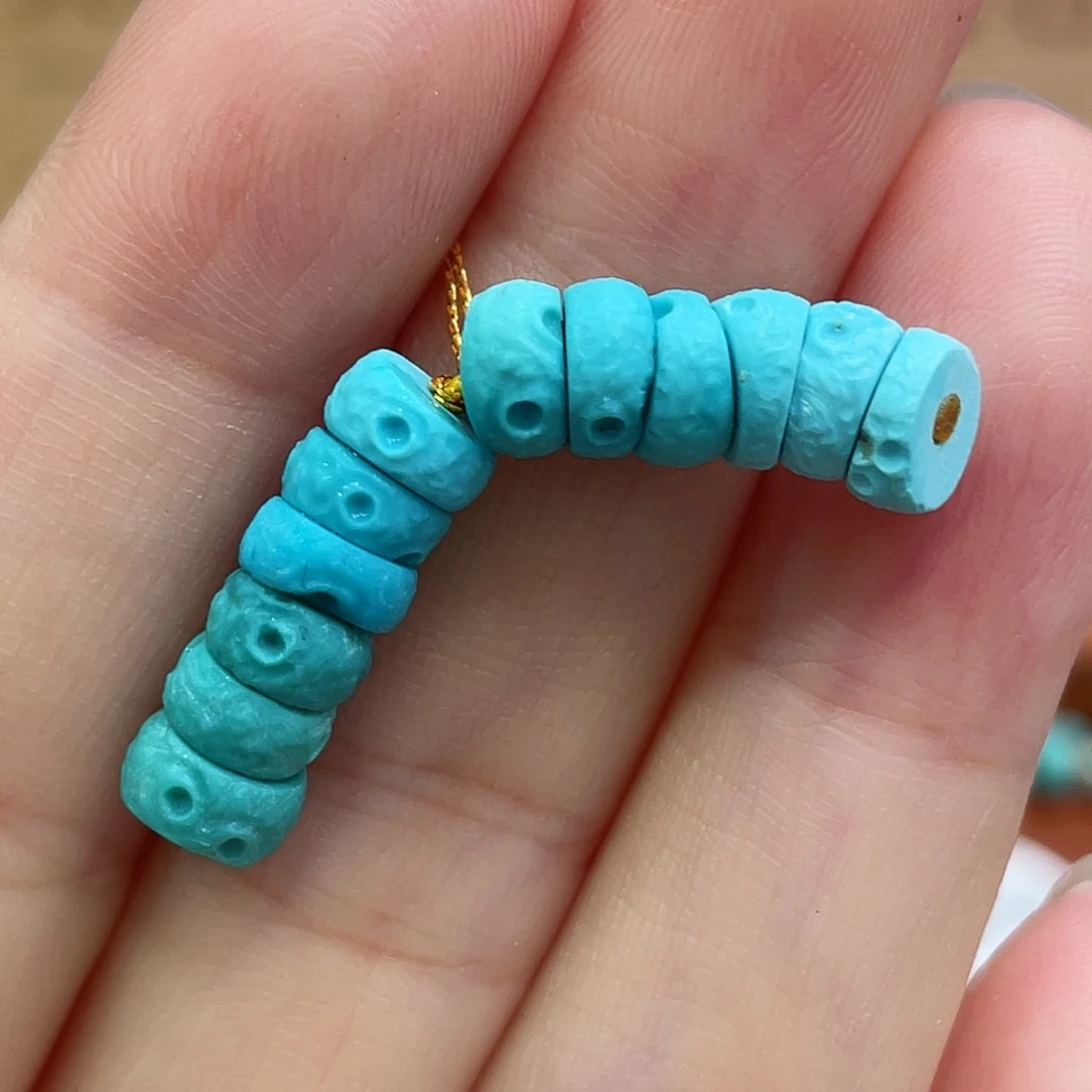 未镶嵌绿松石珠宝奇石