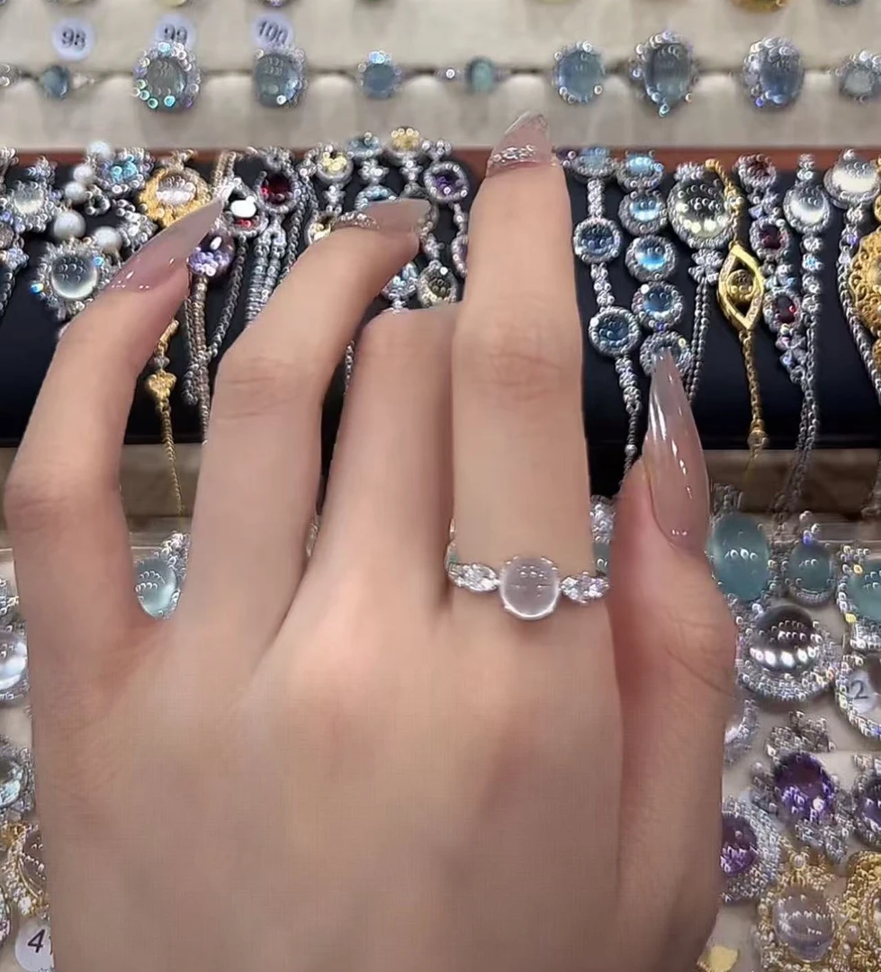 心冻·s925银简单气质钻款戒指