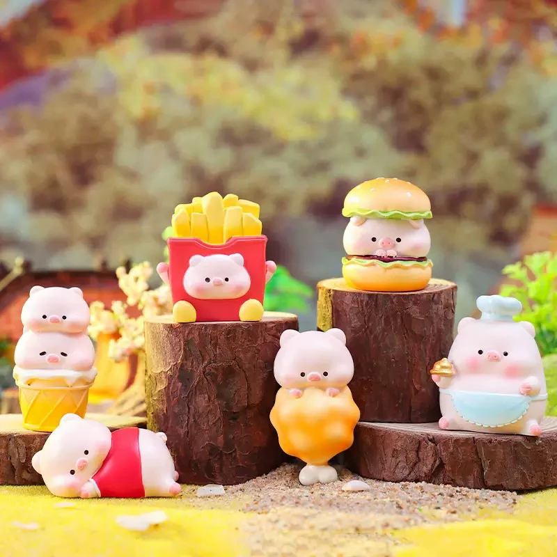 猪猪美食摆件盲盒