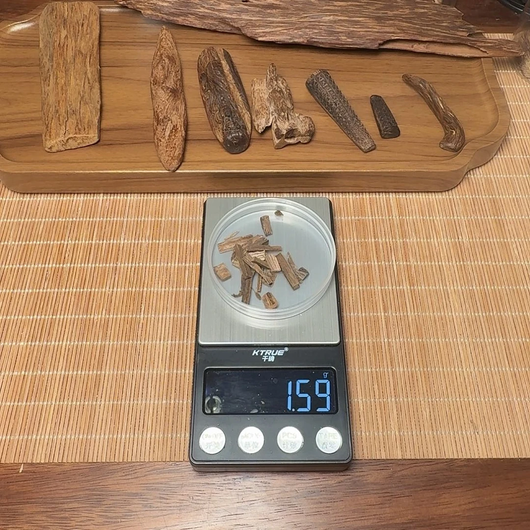 沉香正区文莱黑棋碎料